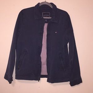 Blue Tommy Hilfiger zip up jacket